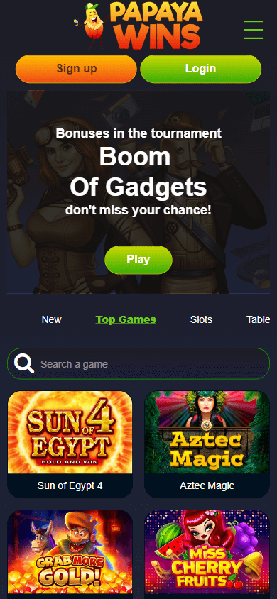 Discover Exciting Games at Papaya Wins Casino Online Slots