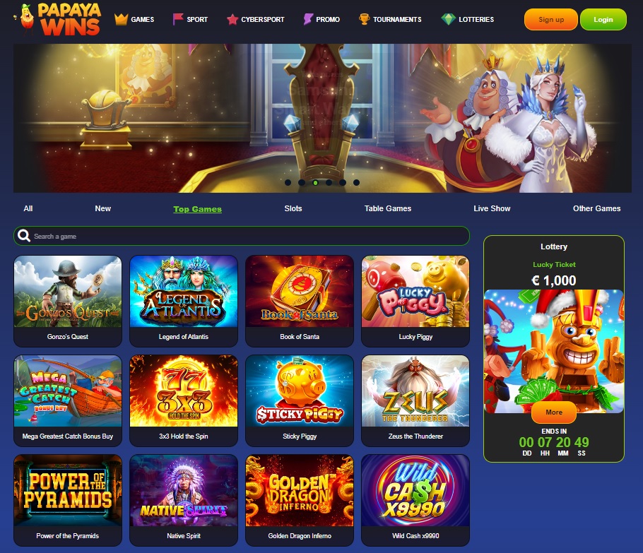 Discover Exciting Games at Papaya Wins Casino Online Slots