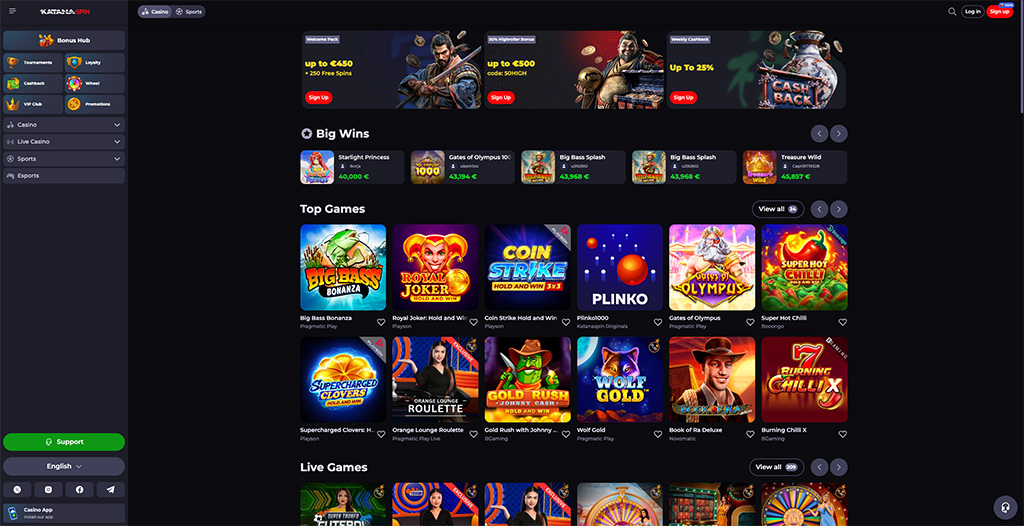 Discover Katana Spin Casino Online Slots Your Ultimate Gaming Experience
