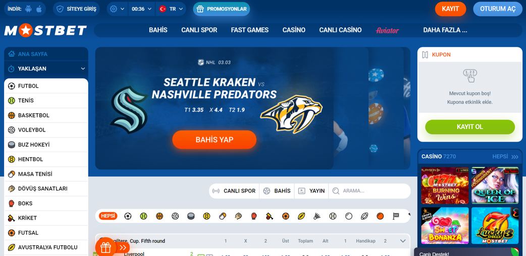 Mostbet Giriş Türkiye'de Online Bahis Dünyası